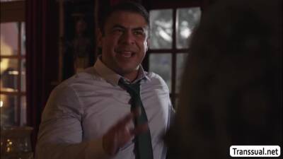 Fat stepdad gives birthday sex on TS stepteen - fetishpapa.com