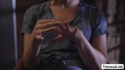 Fat stepdad gives birthday sex on TS stepteen - fetishpapa.com