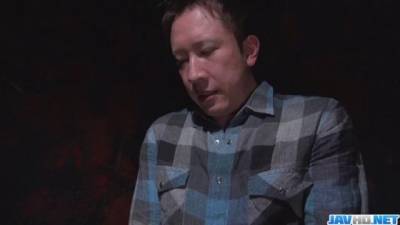 Masked men take turns playing with bound submissive Asian slut - bdsm.one - Japan