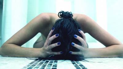 Gagged slave bitch gets finger fucked and disciplined BDSM porn - bdsm.one