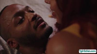 TS redhead butt fucked by big black cock - fetishpapa.com