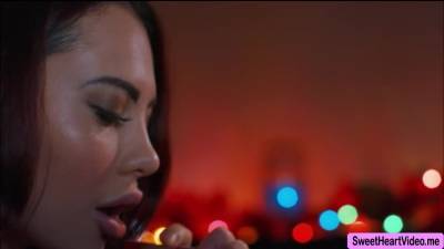 Sabina Rouge - Two Couple licks their pussies on small room - fetishpapa.com