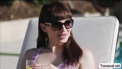 TS Natalie watch Jenna sucks her shecock - fetishpapa.com