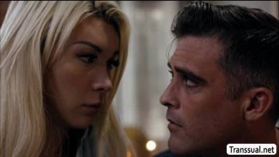 TS Aubrey finally gets fuck by a bigcock - fetishpapa.com