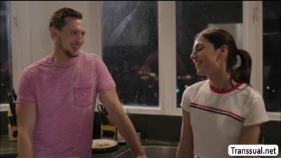 TS Natalie finally suck some bigcock - fetishpapa.com