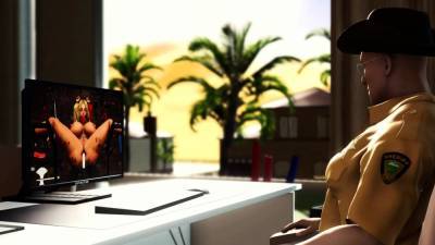 Hardcore sex in the basement! Sheriff plays with teen blonde - drtvid.com