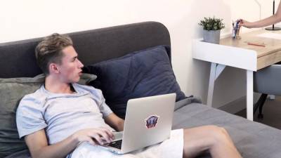 Oxana's stepbrother was in his room on his laptop when she - drtvid.com