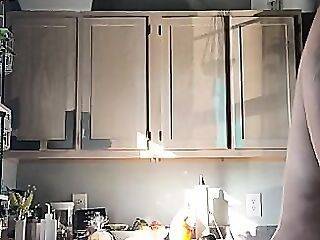 I Cook Breakfast with my Huge Tits Out, Smoking a Blunt - theyarehuge.com