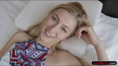 Alexa Grace - Tight blonde teen stepsis Alexa Grace drilled by stepbro - sexu.com