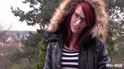 Leila Smith - Sexy Ass Redhead Plays With Toy On Her First Solo Shooting - upornia.com