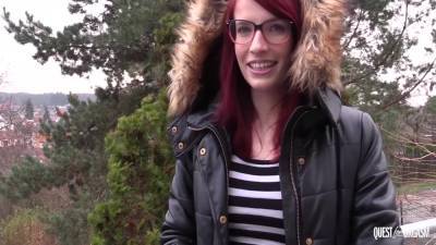 Leila Smith - Sexy Ass Redhead Plays With Toy On Her First Solo Shooting - upornia.com