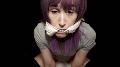 Maya - Maya Haze: Gagged Pillow Humping Orgasm - hclips.com