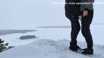 Beautiful Sex On The Mountain With A Gorgeous Sea View - hclips.com