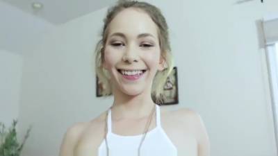 Petite Chick Gags On A Huge Cock - hotmovs.com