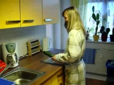 Amateur - Blond Little Tit Cutie Big Cucumber Deep Insertion - drtvid.com