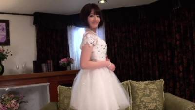 Wedding dress Japanese fetish by Airi Miyazaki - drtvid.com - Japan