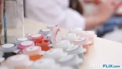 Nata Paradise - Art Student Courtesan Have Sex - hotmovs.com