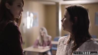 Mackenzie Moss - Mackenzie Moss - Lesbian Teacher Makes Stepmom Spank Her Ty Daughter - upornia.com