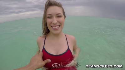 Kimber Lee - In Lifeguard On Dick Duty - hotmovs.com