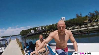 Orgy in the middle of the river - sexu.com