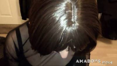 Amateur TV Eve sucks a 8 inch - drtvid.com