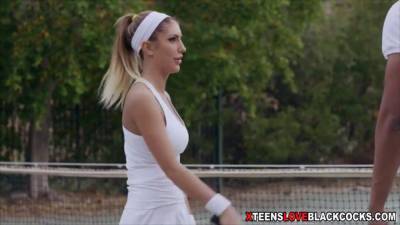 Cute teenie chick fucked by the BBC of her tennis coach - sexu.com