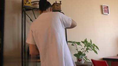 Horny Old Pervert Asks His Asian Nursemaid To Fuck - hotmovs.com