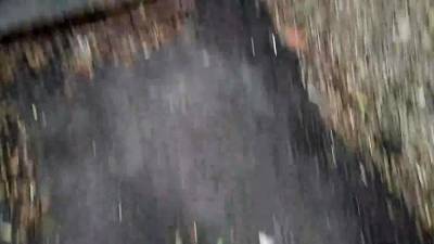 Guy jerks his big dick extremely hard in the street - drtvid.com