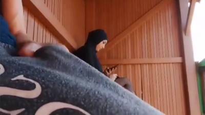 I Pull Out My Cock In Front Of This Muslim Waiting The Bus - hclips.com