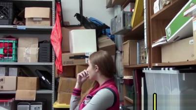 Busty Thief Pounded By Security Guard - hotmovs.com