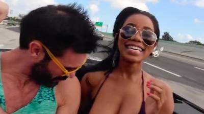 Charles Dera - Charles Dera - Two Busty Babes Meet A Guy In The Car And Fucking Him - hotmovs.com