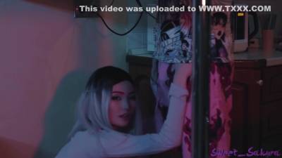 Asian Babe Distracts Stepbrother While He Studies At Zoom - hotmovs.com