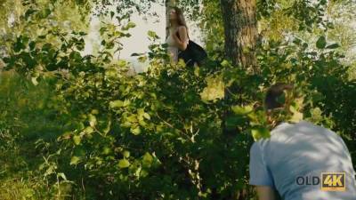 Beautiful Redhead With Glasses Rides Old Penis - upornia.com