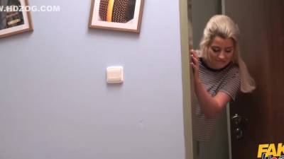 Busty Girl Enjoys Stay In Hostel Room - hotmovs.com