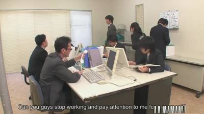 Satomi Suzuki Keeps Her Job By Making Multiple Cock Cum - hotmovs.com - Japan