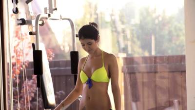 BLACK4K. Playful girls swimming lesson leads to interracial - drtvid.com