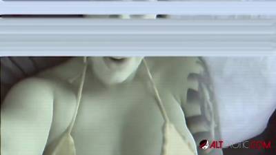 Busty Inked Up Brunette Tori Avano Fucks Her Creamy Pussy With Toys - hclips.com