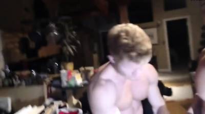 MMA Fighter Bare ATM Ginger MuscleBitch - drtvid.com