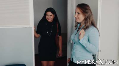 Dacada - MARISKAX Dacada and Mariska share a big dick - hotmovs.com