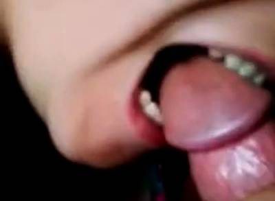 She sucks her man till he cum in her mouth - Homemade - drtvid.com