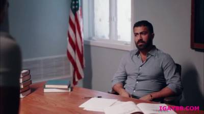 Adam - Hunk Adam Ramzi analed Tristan Hunters tight asshole - fetishpapa.com