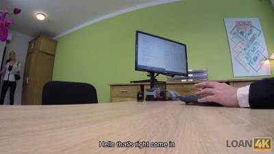 Loan4k. agent can give stunner a loan if she will satisfy all his needs - sexu.com