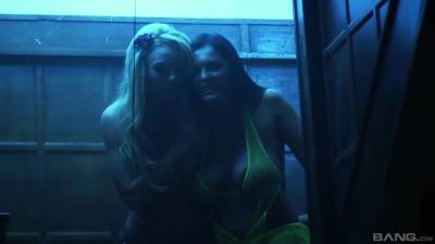 Antonia Deona - Antonia Deona - Two Pretty Girls Sharing A Chopper - hotmovs.com