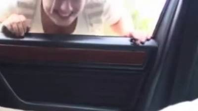 Big breasted girl has sex in the car. - drtvid.com