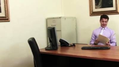 Mature blonde secretary slaying on the table - drtvid.com