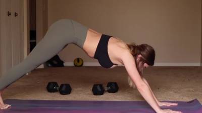 Girlfriend In Tights After Sport Got Cancer For Home Sex - hotmovs.com