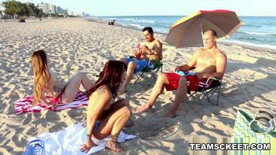 Gina Valentina - Gina Valentina And Kobi Brian In Beach Bait And Switch Pt.2 - hotmovs.com