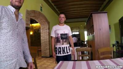 Hot Waitress Serves a Hot Dish - BangBros - hotmovs.com