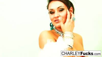 Charley Chase - Charley - Charley Strips Off Her Sexy Outfit And Spreads With Charley Chase - upornia.com