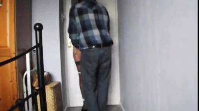 elderly sub Maria tied up and paddled - drtvid.com